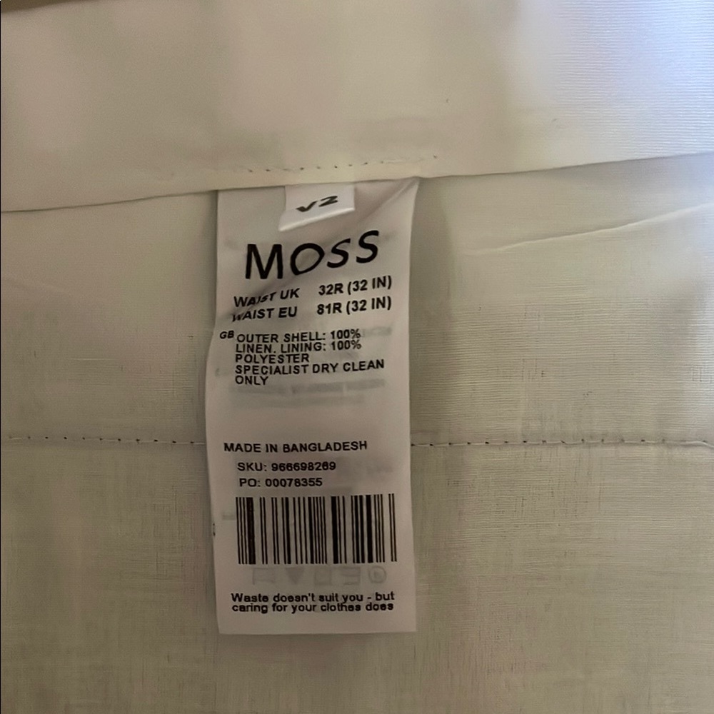 Men's Beige Linen Suit - Picture 14 of 16